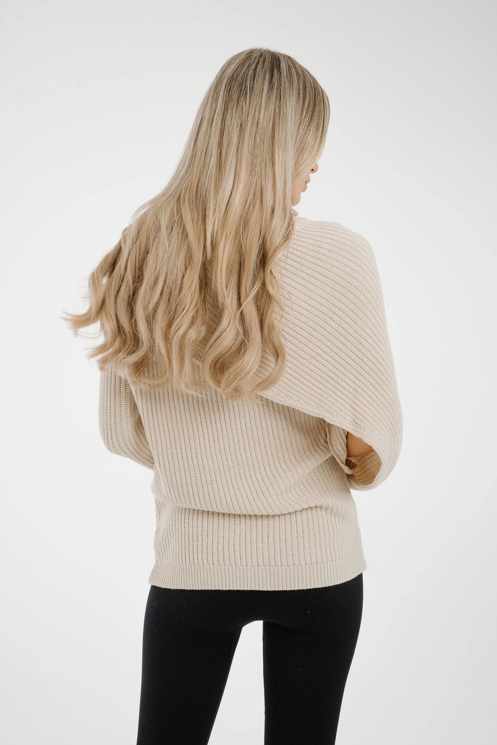 Jasmine Open Sleeve Jumper In Cream